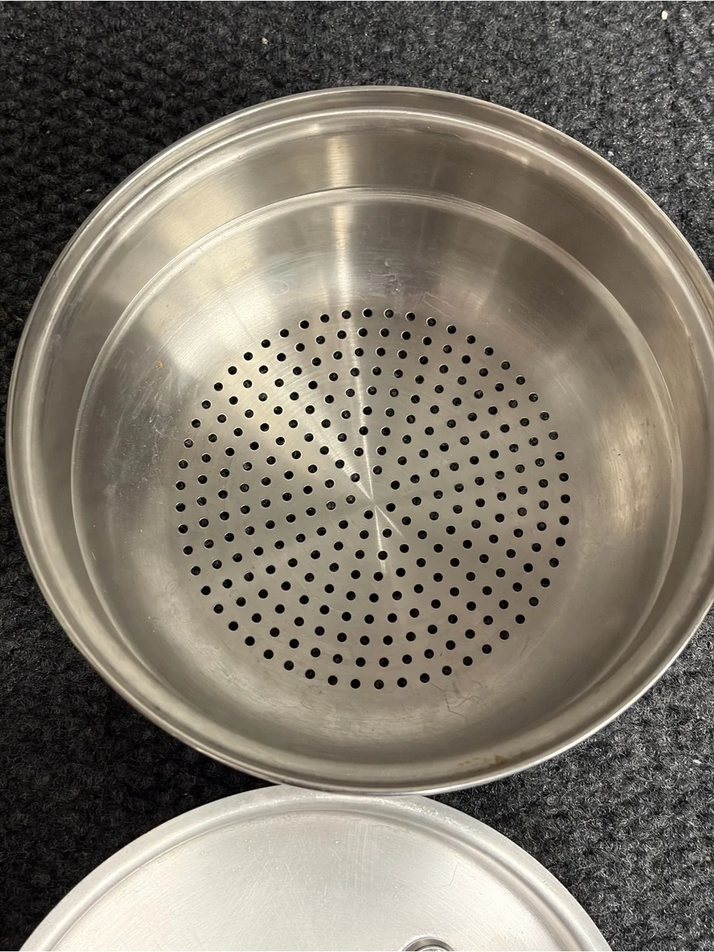 Saladmaster system 7 Steamer Insert Pan Vapo Lid Stainless Steel 9”